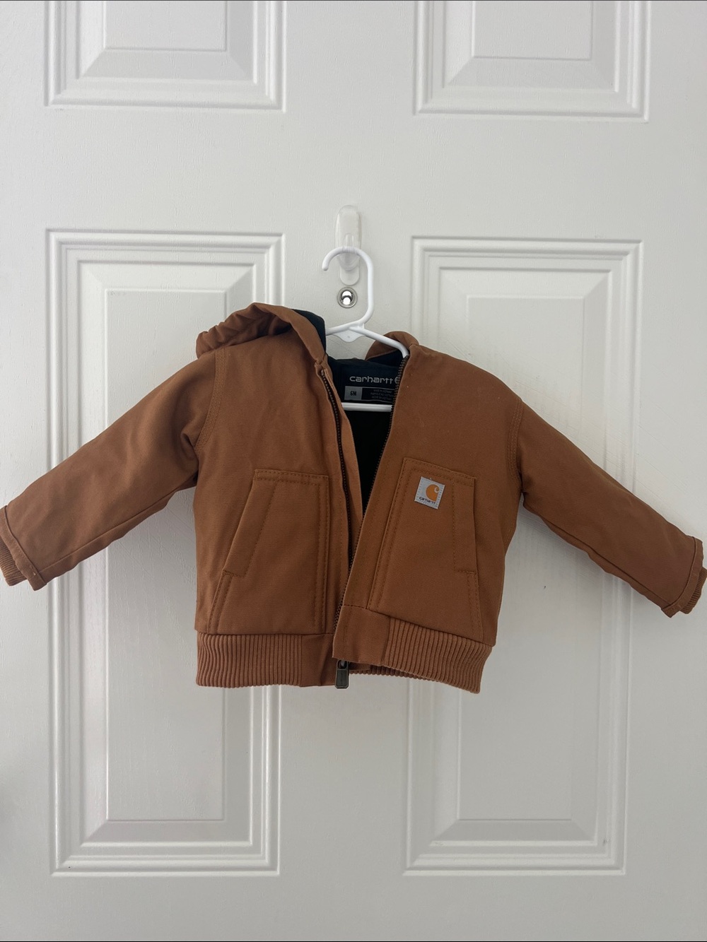 Carhartt Infant Rust Brown Hooded Jacket
